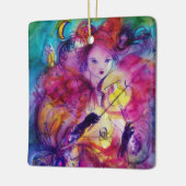 MASQUERADE NIGHT / Violinist in der Nacht Keramikornament (Links)