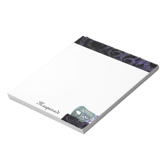 Masquerade Notizblock (Rotiert)