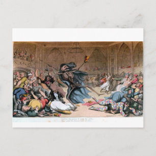 Masquerade of the Living postcard Postkarte