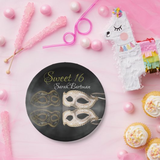 Masquerade Paper-Teller Pappteller (Party)