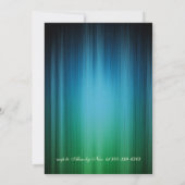 Masquerade Party Celebration Peacock Einladung (Rückseite)