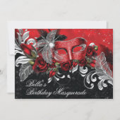 Masquerade-Party Einladung (Vorderseite)