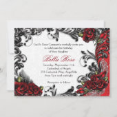 Masquerade-Party Einladung (Rückseite)