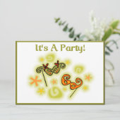 Masquerade-Party Einladung (Stehend Vorderseite)