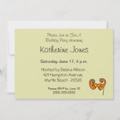 Masquerade-Party Einladung (Rückseite)