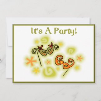 Masquerade-Party Einladung