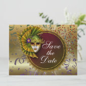 Masquerade - Party Einladung der Kostüme durch den (Stehend Vorderseite)