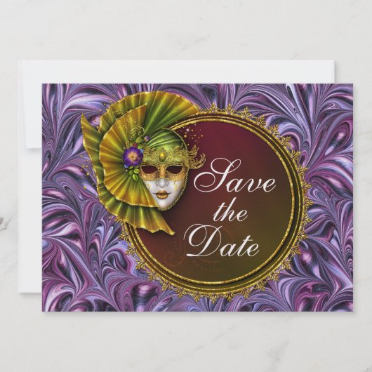 Masquerade - Party Einladung der Kostüme durch den (Vorderseite)