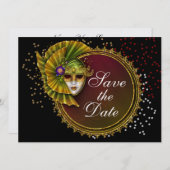 Masquerade - Party Einladung der Kostüme durch den (Vorne/Hinten)