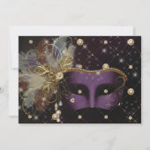 Masquerade-Party Einladungen (Vorderseite)