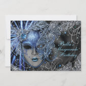 Masquerade-Party Einladungen (Vorderseite)