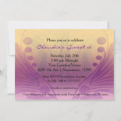 Masquerade Party Glam Eyelashes Einladung (Rückseite)