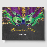 Masquerade Party Magische Nacht Grün Lila Gold