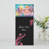 MASQUERADE-PARTY, Mardi-Gras-Masken, Tanz, Musik (Stehend Vorderseite)