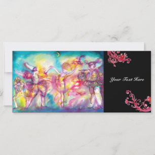 MASQUERADE-PARTY, Mardi-Gras-Masken, Tanz, Musik