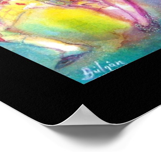 MASQUERADE-PARTY, Mardi-Gras-Masken, Tanz, Musik Poster (Ecke)