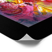 MASQUERADE-PARTY, Mardi-Gras-Masken, Tanz, Musik Poster (Ecke)