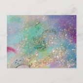 MASQUERADE-PARTY, Mardi-Gras-Masken, Tanz, Musik Postkarte (Rückseite)