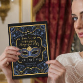 Masquerade Party maskiert Ball Geburtstag luxuriös Einladung