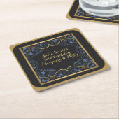 Masquerade Party maskiert Ball Geburtstag luxuriös Rechteckiger Pappuntersetzer (angewinkelt)