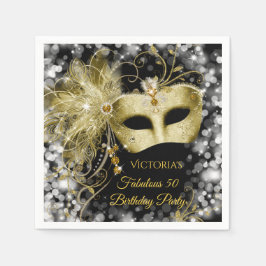 Masquerade Party Napkins Serviette