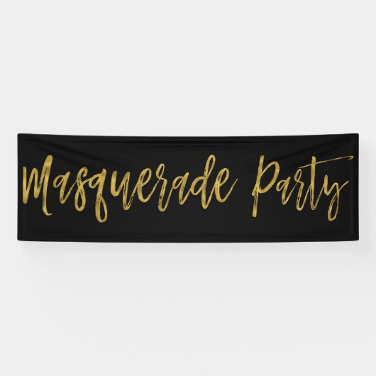 Masquerade Party Party Banner (Horizontal)