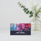 Masquerade Party, Party Event Planner Visitenkarte (Stehend Vorderseite)