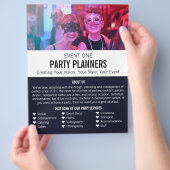Masquerade Party, Party Event Planner Werbung Flyer (Hand)