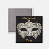 Masquerade-Party Speichern des Datumsfensters Magnet (Vorderseite/Rückseite)