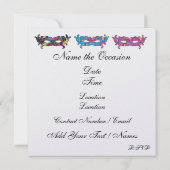 Masquerade-Party - SRF Einladung (Rückseite)