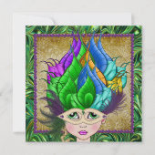 Masquerade-Party - SRF Einladung (Vorderseite)