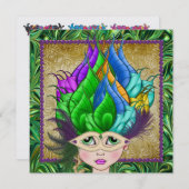 Masquerade-Party - SRF Einladung (Vorne/Hinten)