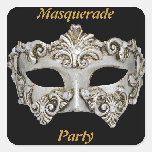 Masquerade Party Stickers (Vorderseite)