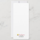 Masquerade Party Ticket einräumen| grün Einladung (Rückseite)