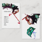 MASQUERADE PARTY VISITENKARTE (Vorne/Hinten)