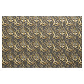 Masquerade Pattern Beads Masken Black Gold ID1031 Stoff (Fat Quarter (45,7 x 55,9 cm))