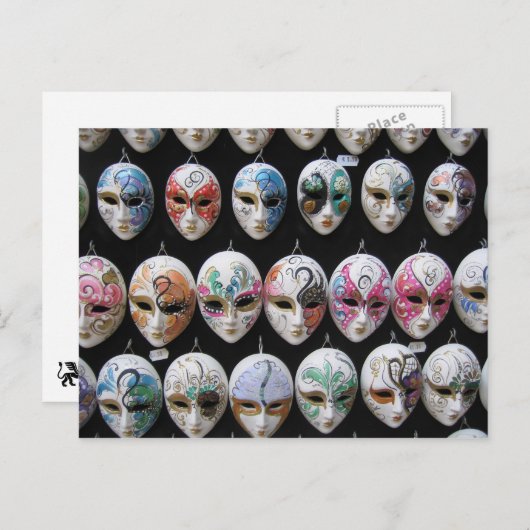 Masquerade Postkarte (Vorne/Hinten)