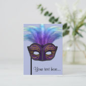 Masquerade Postkarte (Stehend Vorderseite)