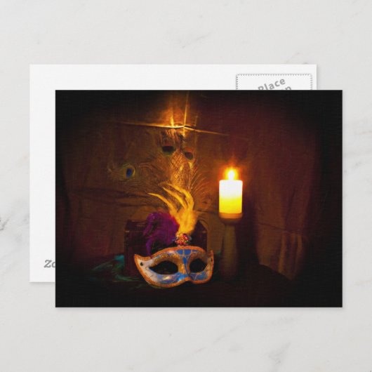 Masquerade Postkarte (Vorne/Hinten)