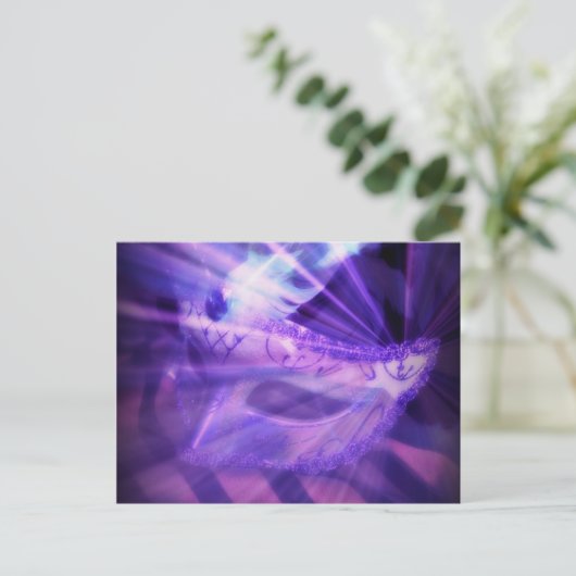 Masquerade Postkarte (Stehend Vorderseite)