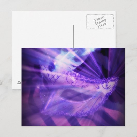 Masquerade Postkarte (Vorne/Hinten)