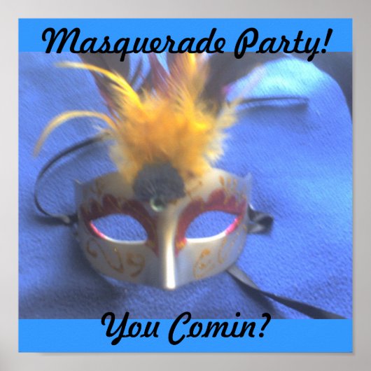 Masquerade Print Poster (Vorne)
