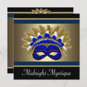 Masquerade Prom-Einladungen Einladung (Vorne/Hinten)