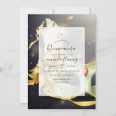 Masquerade Quinceañera Einladung (Vorderseite)