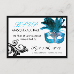 Masquerade Replik Cards 3,5" x 5" RSVP Karte