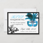 Masquerade Replik Cards 3,5" x 5" RSVP Karte (Vorderseite)