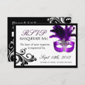 Masquerade Replik Cards 3,5" x 5" RSVP Karte (Vorne/Hinten)