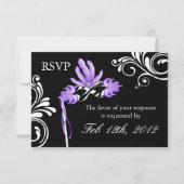 Masquerade Reply Cards RSVP Karte (Vorderseite)