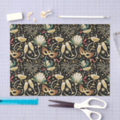 Masquerade Roaring Twenties New Year Pattern Seidenpapier (Handwerk)