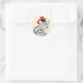 Masquerade Runder Aufkleber (Tasche)